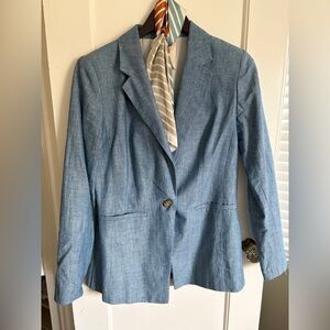 LOFT Light Blue Women's Blazer